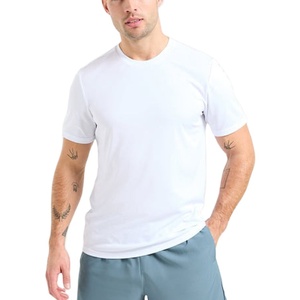 Camiseta Lisa para Hombre, Diseño Personalizado, Impresión Serigrafiada, 100% Algodón, Corte Ajustado, Lavada, Transpirable, Camiseta Casual de Verano para Hombre - Product Image 1