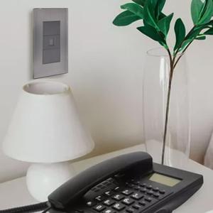Connecteur téléphonique avec plaque, MXIUT-005, 5 pièces, prise téléphonique, RJ11 CAT3, argent/Oxford, acier inoxydable/PC. - Product Image 6