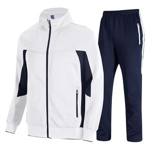 Custom Logo Mens Tracksuit Set Premium Polyester Sportswear Jogging Suit <b>Athletic</b> For Gym Running Training & Activewear - Product Image 1