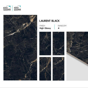 Carreaux en porcelaine contemporains à haute brillance 24x48 pouces, surface polie, pour des designs d'intérieur haut de gamme - Product Image 1