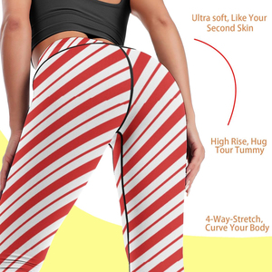 Top Buttery Soft Fabric Tummy Control All Body Fitness <b>Leggings</b> for <b>Women</b> High Christmas Design <b>Leggings</b> - Product Image 2