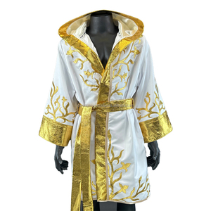 Bata de Entrada con Capucha para Boxeo de Campeonato, Vestido de Desfile, Proveedor de Equipo de Lucha de Calidad Premium - Product Image 1