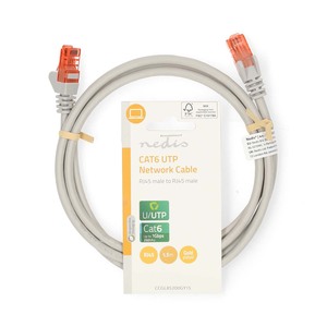 1,5 m. Cavo di connessione RJ45 maschio a RJ45 maschio (Nedis CCGL85200GY15) - Product Image 3
