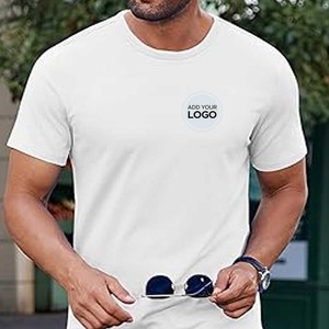 T-shirts unisexes personnalisés, 50/50 coton/polyester, t-shirts de sport pour hommes, t-shirts à manches courtes - Product Image 6