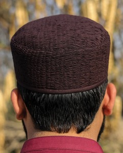 Durable and elegant prayer topi for men with stitched detailing designed for Islamic prayers and cultural functions - Product Image 2