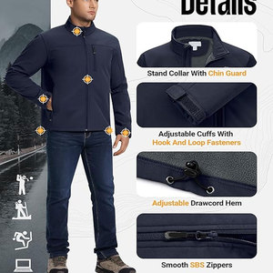 Nouveau design de veste Softshell Offre Spéciale en gros Veste Softshell imperméable Veste d'extérieur - Product Image 5