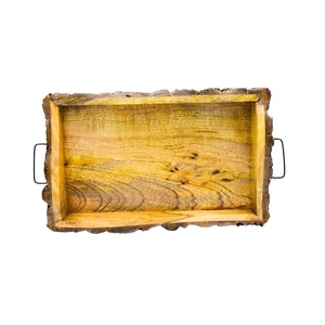 ถาดเสิร์ฟมะม่วงอะคาเซียคลาสสิกสินค้ามาใหม่ถาดเสิร์ฟดีไซน์วินเทจสำหรับส่งออก - Product Image 2