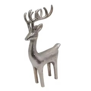 Qualité supérieure Or Métal Renne À La Main Sculpture Moderne Dessus De Table Décoration De Mariage Décoratif De Noël - Product Image 6