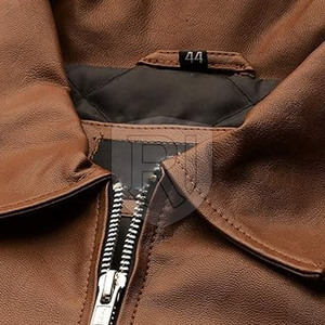 Dernière veste en cuir de vache pour homme, design tendance, écologique, respirante, personnalisable, de haute qualité - Product Image 5