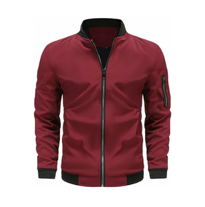 ¡Novedad de 2025! Chaqueta Bomber personalizada para hombre, tela transpirable, chaquetas Bomber personalizadas para primavera e invierno para exteriores - Product Image 5