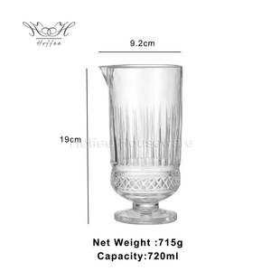 Mezclador de vidrio de whisky hecho a mano, copa de cristal, barra de champán, vasos de tallo, <span class=keywords><strong>Glencairn</strong></span> Martini Mixology, vaso de mezcla para cócteles - Product Image 3