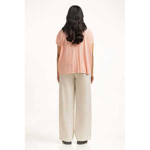 เสื้อถักทรงปกติสำหรับผู้หญิง ดีไซน์เรียบง่ายทันสมัย WM-KTP-SS24-120 - Product Image 4