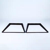 Cadres de table à café/salle à manger modernes en fonte et acier, meubles de maison avec pieds métalliques, hauteur réglable pour restaurant, bureau, banc
