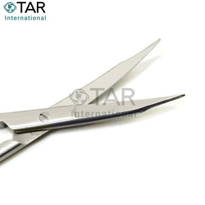 Tijeras de goma Iris Str TC 11,5 cm Tijeras de goma de tejido Iris Instrumentos médicos quirúrgicos dentales de acero inoxidable Cirugía - Product Image 3