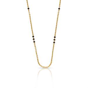 Elegante Collar Mangalsutra de Oro de 9 Quilates, Estilo Religioso - Product Image 2