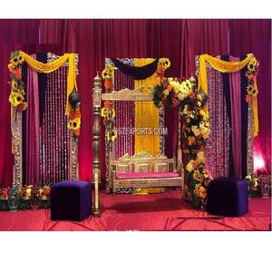 Mehandi DE BODA musulmana asiática, decoración de escenario, últimas ideas de decoración de ceremonia Mehendi, accesorios de decoración inspiradores para Mehndi - Product Image 1