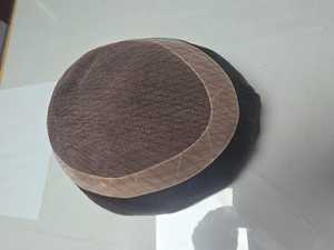 Los Angeles perruque toupet vague profonde pour hommes indien Remy cheveux prothèse professionnelle de Taz cheveux Bangladesh perruque de cheveux humains - Product Image 5