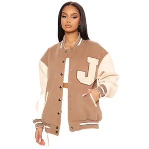 Obtener personalizado Chenille bordado New Varsity Letterman chaqueta de béisbol de lana y cuero personalizado Red Baseball Varsity - Product Image 1