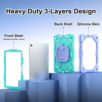 Funda Resistente para Tablet, Carcasa a Prueba de Golpes con Correa de Mano para Samsung Galaxy Tab A11 Plus A9 Plus 11 Pulgadas