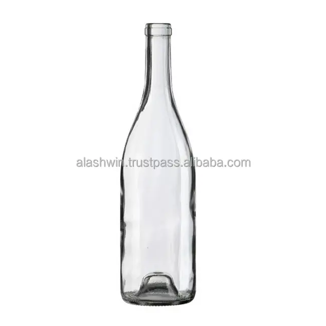 Haute vente fabricant fournisseur grossiste et distributeur de bouteilles vides fantaisie bouteilles de vin en verre 750ml exportateurs de l'Inde