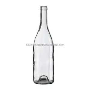 Haute vente fabricant fournisseur grossiste et distributeur de bouteilles vides fantaisie bouteilles de vin en verre 750ml exportateurs de l'Inde