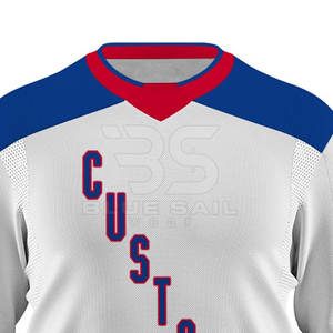 Maillots de hockey sur glace sur mesure avec un design durable à col en V pour les clubs, les joueurs professionnels, maillot de hockey sur glace - Product Image 5