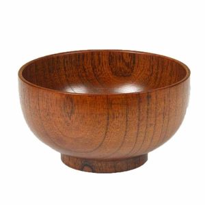 Handmade Natural Bamboo salad Bowl, 130 oz Lightweight Large Wooden Food Bowl, Kitchen <b>Counter</b> Pack Food, Fruit - Product Image 1
