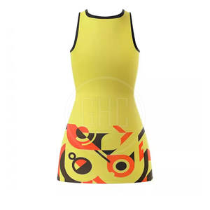 เครื่องแบบเน็ตบอลผ้าโพลีเอสเตอร์ระบายอากาศได้ดีแห้งเร็วชุดกีฬาดีไซน์ใหม่สำหรับผู้ใหญ่เทคนิคการพิมพ์ขนาดใหญ่พิเศษสำหรับเด็กผู้หญิง - Product Image 2