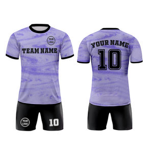 Uniforme d'entraînement d'équipe sportive dernier modèle adultes coupe automatisée chemises et hauts vêtements de football maillot de football - Product Image 3