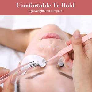 Pince à épiler pour extensions de cils non en fibres, en acier inoxydable, pointe fine, qualité A+, vente chaude - Product Image 6