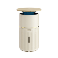 Purificateur d'air domestique de type table avec éclairage bleu ambiant, filtre purificateur d'air, charge sans fil et lecture de musique