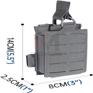 กระเป๋าใส่กระสุนยุทธวิธีระดับมืออาชีพสำหรับกีฬาเพนท์บอลระบบ MOLLE ปรับแต่งโลโก้ได้ - Product Image 2