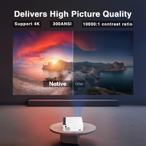 Mini Smart Android 13 Systeem <span class=keywords><strong>T6</strong></span> Mini Draagbare Led <span class=keywords><strong>Lcd</strong></span> 4K Home Film <span class=keywords><strong>Projector</strong></span> Smart Home Theater Videoprojector - Product Image 6