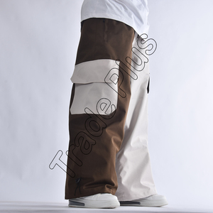 Unisexe hiver Ski pantalon 2024/2025 gros imperméable respirant personnalisé surdimensionné Baggy Snowboard conception fermeture éclair pour hommes - Product Image 2