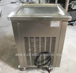 เครื่องทำไอศกรีมม้วนไฟฟ้าขนาดเล็กสำหรับร้านบาร์ คาเฟ่ ร้าน<span class=keywords><strong>ขนม</strong></span>หวาน <span class=keywords><strong>ขาย</strong></span> - Product Image 3