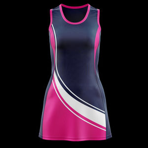 Différents modèles de maillots de netball par sublimation vente en gros de polyester à séchage rapide uniforme de netball pour femmes à des prix de gros OEM - Product Image 4