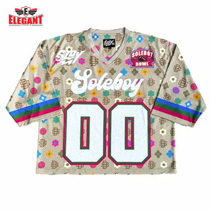Maillot de football chemises en maille imprimées par sublimation impression de logo personnalisé vêtements d'entraînement pour adultes maillot de football par sport élégant - Product Image 5