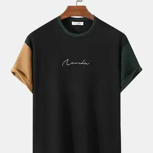 100% Cotton Unisex T-Shirt <b>Black</b> with Simple Attractive Style Half Sleeve for Formal Party Attire Eco-Friendly for Girls - Product Image 1