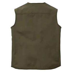 Chaleco de pesca de caza naranja reflectante de alta calidad para chaleco de fotógrafo transpirable al aire libre Chaleco de trabajo de dos colores - Product Image 4