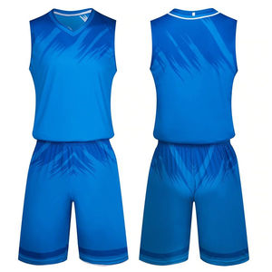 Ensemble d'uniformes de basket-ball réversible personnalisé unisexe, vente en gros, maillots imprimés par sublimation, séchage rapide, respirant, caractéristiques pour adultes - Product Image 1