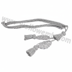 Top 2026 Vente en gros de franges en mylar et de pompons décoratifs pour accessoires de tenue de bureau, pompon en viscose personnalisé - Product Image 3