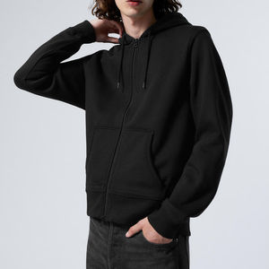 Fabricante de Ropa, Sudadera con Capucha Corta Personalizada de Lujo con Cierre, OEM de Fábrica - Product Image 3