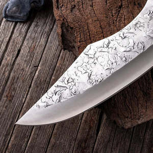 Cuchillo de carnicero de cocina para deshuesar al aire libre con estilo de calidad superior hecho a mano con funda de cuero y mango de madera - Product Image 6