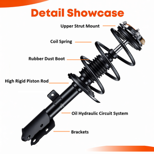 Vypart Quick-Strut 172393 172392 Amortisseur avant et ensemble ressort hélicoïdal – Amortisseurs de réglage et systèmes de suspension - Product Image 3
