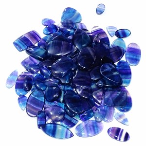 พลอยธรรมชาติสำหรับเครื่องประดับอัญมณีธรรมชาติ fluorite cabochons อัญมณีหลวม fluorite ราคาโรงงานจากอินเดีย - Product Image 2