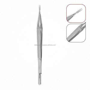 Portaagujas Manual de Doble Acción para Odontología, Oftalmología y Microcirugía, Mango Redondo, Superficie de Diamante, Clase II Aprobado - Product Image 3