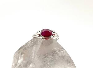 Anillo clásico hecho a mano, joyería de plata 925 sólida para mujer, anillo de estilo bohemio de piedras preciosas de rubí de Plata de Ley 925, regalo para hermana - Product Image 5