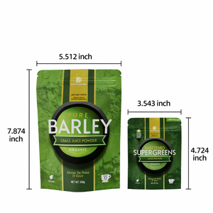 Wholesale Custom Printing Logo Food Grade Freeze Ziplock <b>Bag</b> Doypack Plastic Stand up Pouch for Matcha Powder Food <b>Packaging</b> <b>Bag</b> - Product Image 4