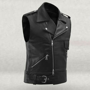 Chaleco de Cuero Personalizado para Hombre 2025 OEM - Logotipo Personalizado Impreso, Diseño Transpirable de Invierno, Alta Calidad, Ligero y Reversible - Product Image 2