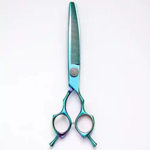 Ciseaux de toilettage pour chiens Ciseaux de coupe de cheveux professionnels Ciseaux à cheveux à lame tranchante droite en acier inoxydable - Product Image 4